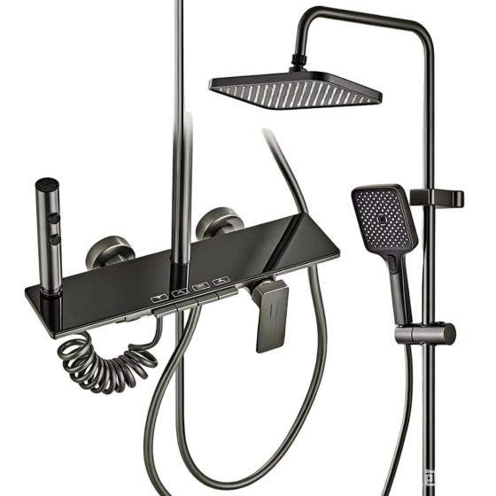 L554R gray shower set ,china
